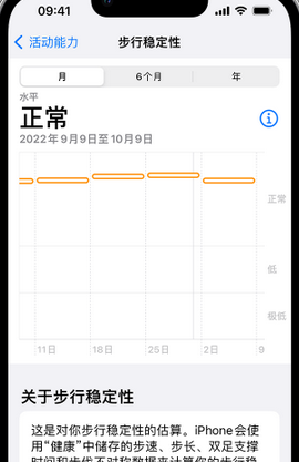 汇川iPhone手机维修如何在iPhone开启'步行稳定性通知'